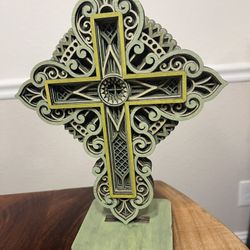 Laser-cut  3D Layered Crosses