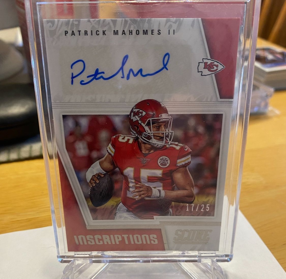 2018 Patrick Mahomes Auto 