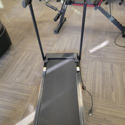 3-in-1 Portable Treadmills for Home with Handle, Foldable Treadmills with 300 Lbs Weight Capacity, 3.0HP Quiet Walking Pad Treadmill, Three Touch Scre