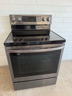LG electric glass top stove