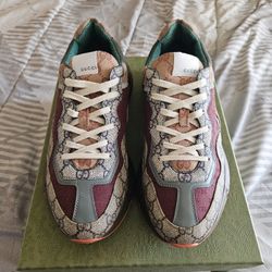 100% Authentic Gucci Rhyton Brick Red