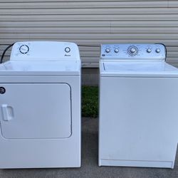 Maytag Washer & Electric Amana Dryer 