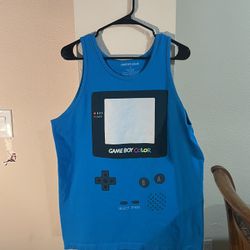 Blue Gamboy Tank Top L