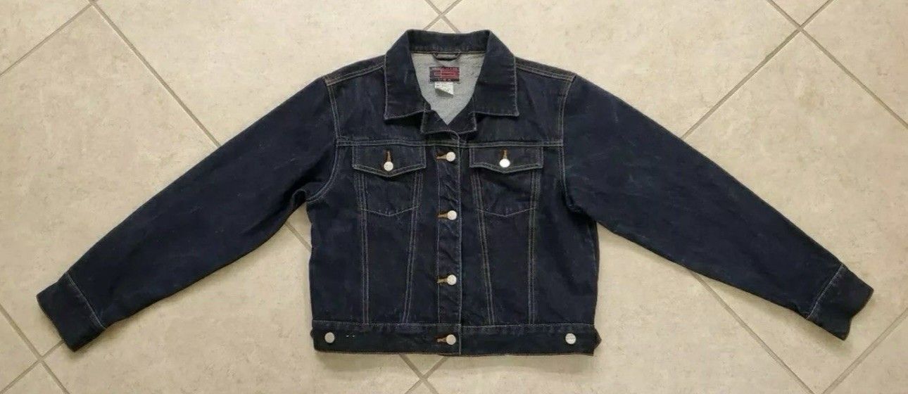 Women's Vasco Jeans USA Denim Jacket Size L Blue