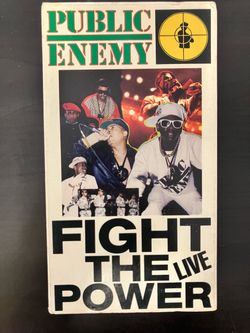 Vintage Public Enemy Fight the Power VHS