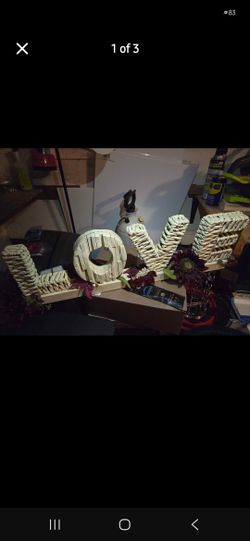 Wooden Love Sign With Lights