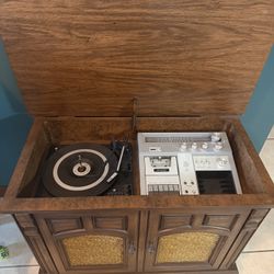 Vintage Antique Record Player