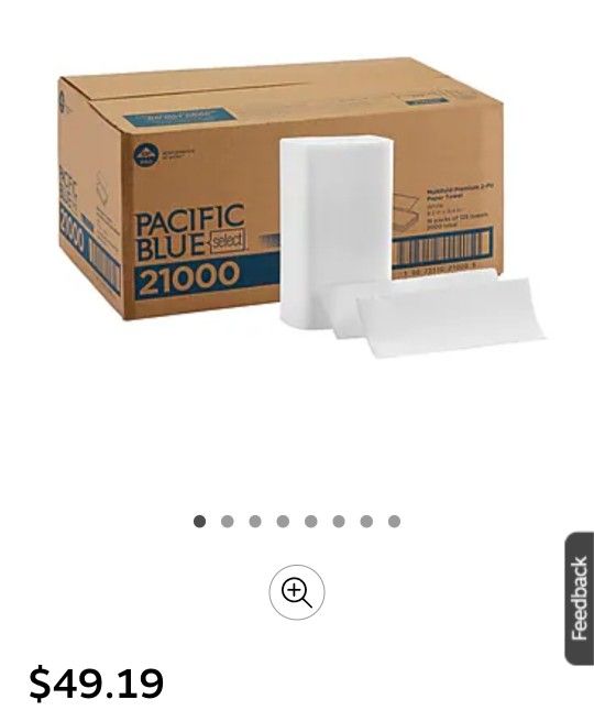 Pacific Blue Tri Fold Paper Towels