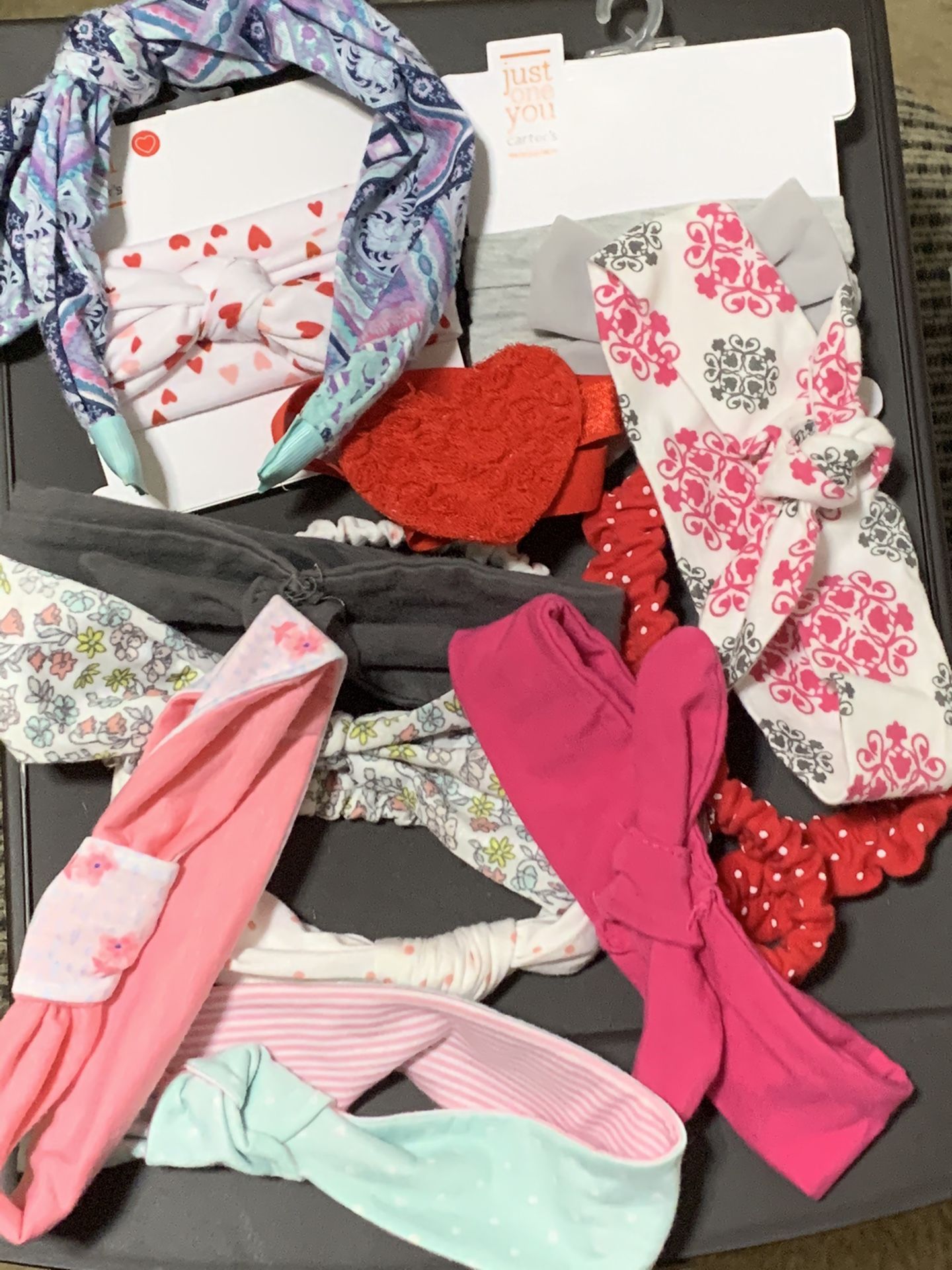 Baby girl headbands and hats