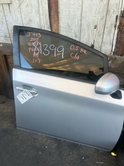 Toyota Prius Front Door Passenger Side RH Silver 2010 - 2015 ; J433