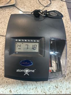 Lathem 1600E Tru-Align Atomic Time Clock