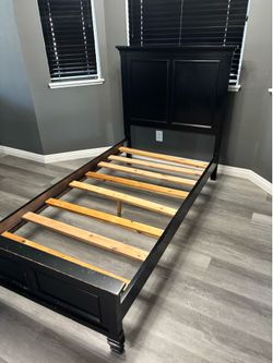 Black Twin Bed Frame