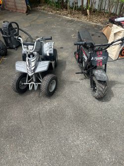 Razor, quad and minibike need batteries