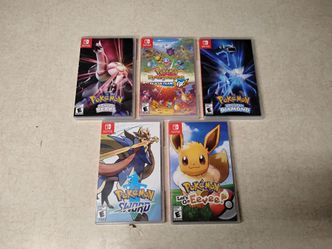 Pokemon Games for Nintendo Switch $45 Each