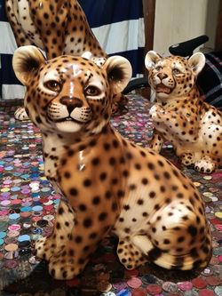 『 Yellow Leopard fam 』by Zuberi 60*60cm 21b6598f0a7d47f9b87495deb2cbb3