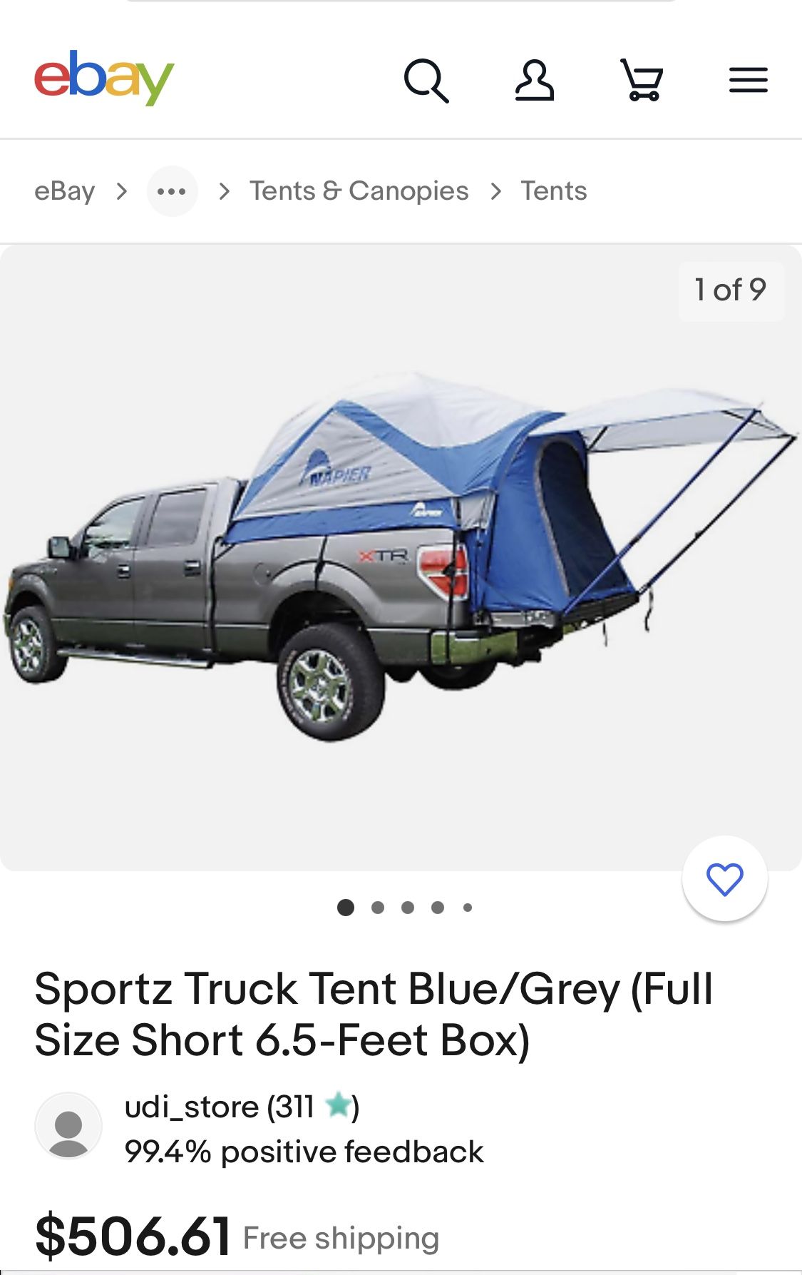 Casa De Campaña ⛺️ Para Camioneta 🛻