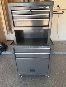 Craftsman 26” 5 drawer lockable steel tool chest