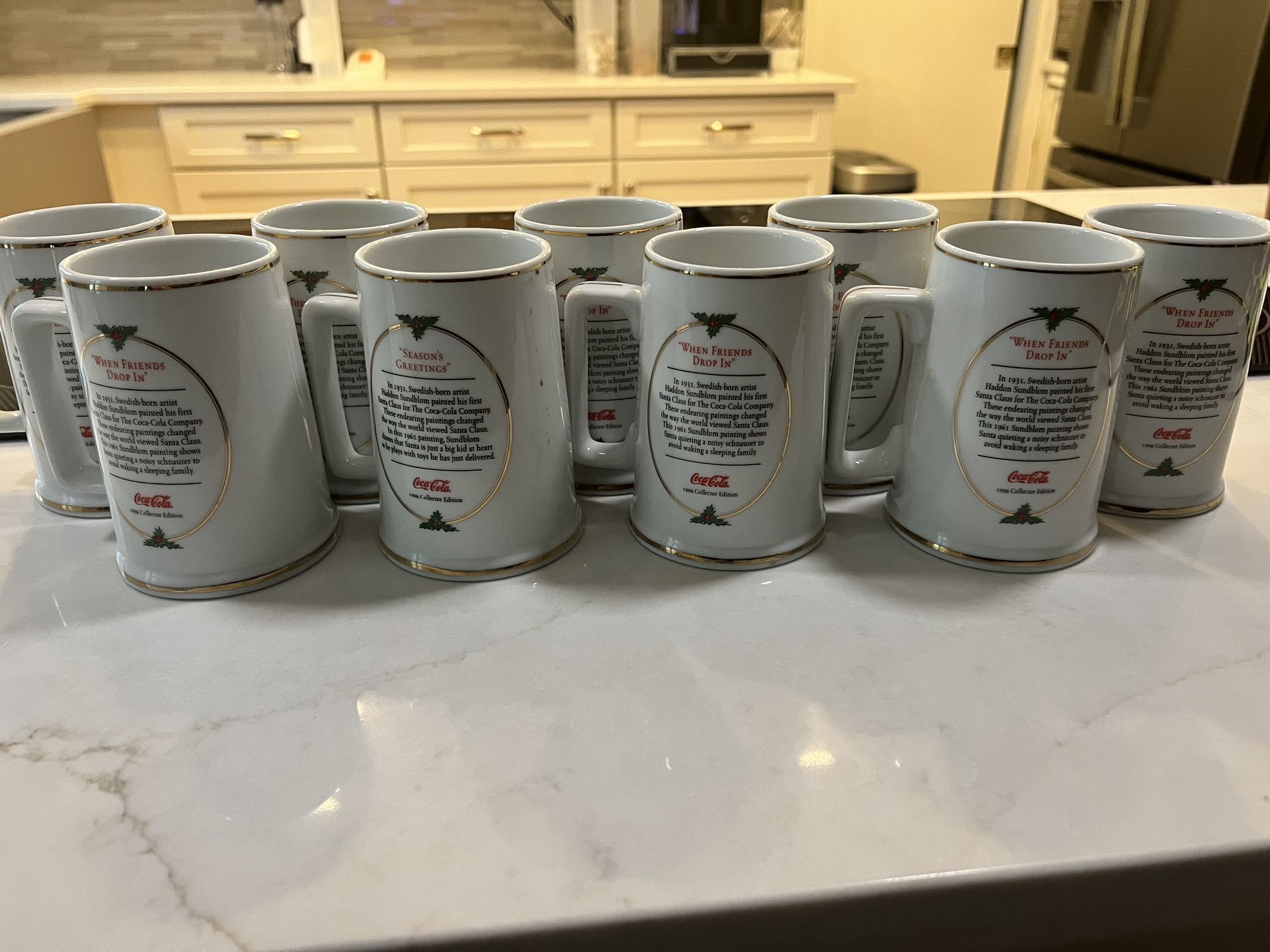 Collectors Edition Christmas Mugs