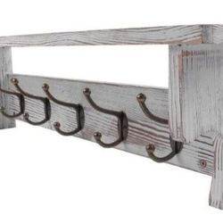 COAT RACKS WALL MOUNT WITH SHELF
