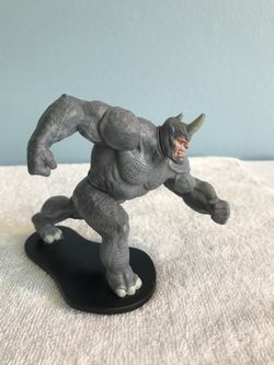 Disney Store Marvel Comics RHINO Figure PVC Figure Spider-man Villain