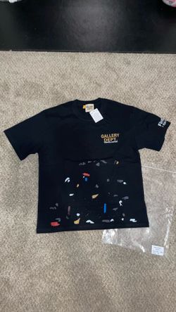 Black Gallery Dept. paint splatter tee • #Gallerydept Brand new with tags Large back graphic details Graphic sleeves Ready to ship \ Open to offers