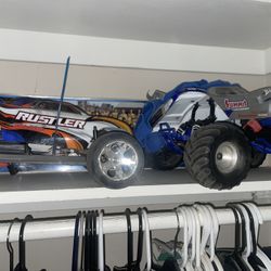 traxxs bigfoot, and rustler
