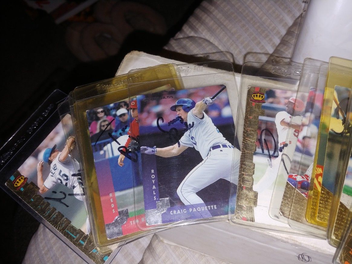 -35 Autograph baseball cards. $1 each...must take all of them FIRM