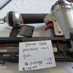 Porter Cable Pressure Nail Gun...