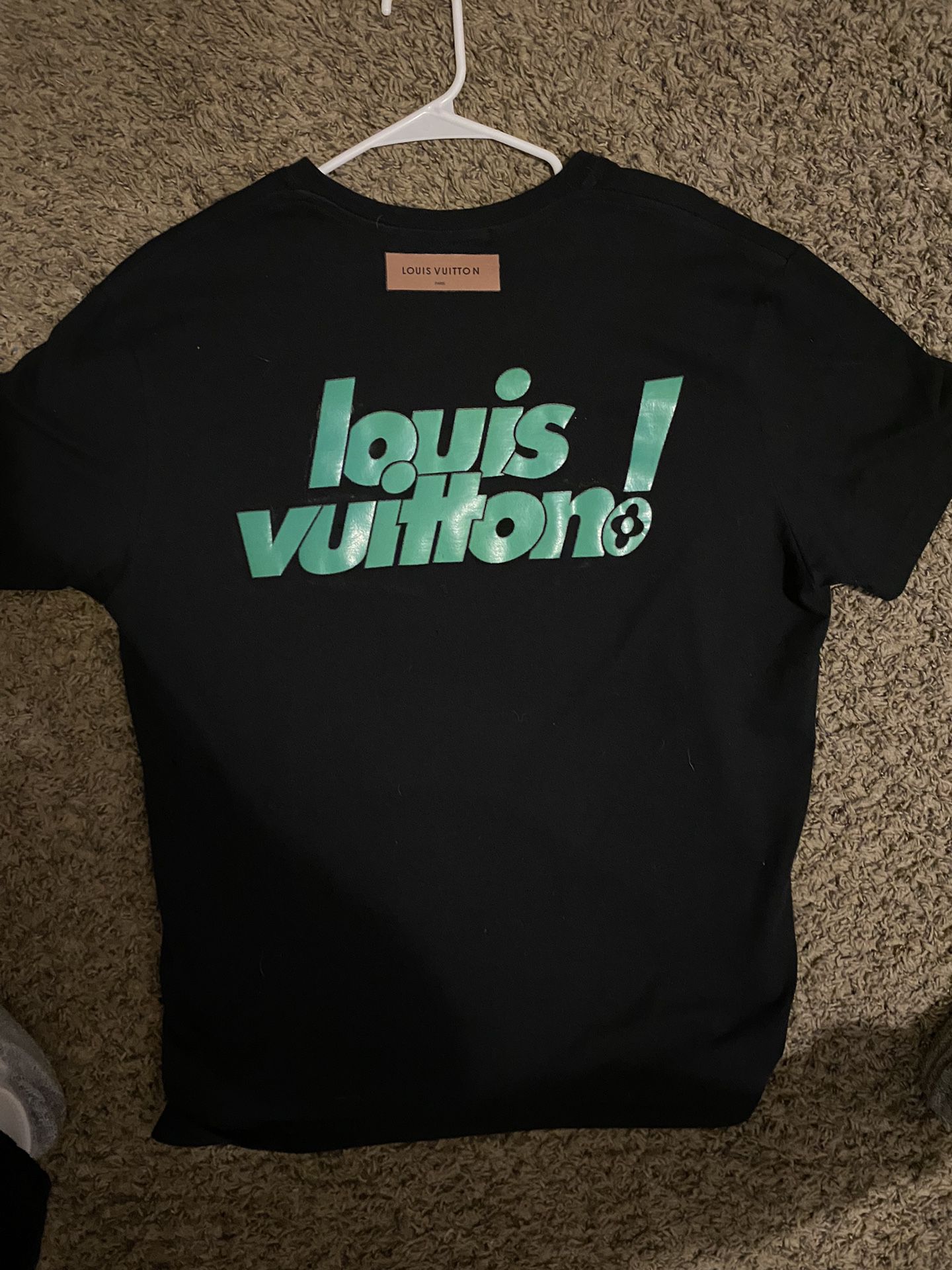 Louis Vuitton Black & Yellow Long Sleeve Football T-Shirt