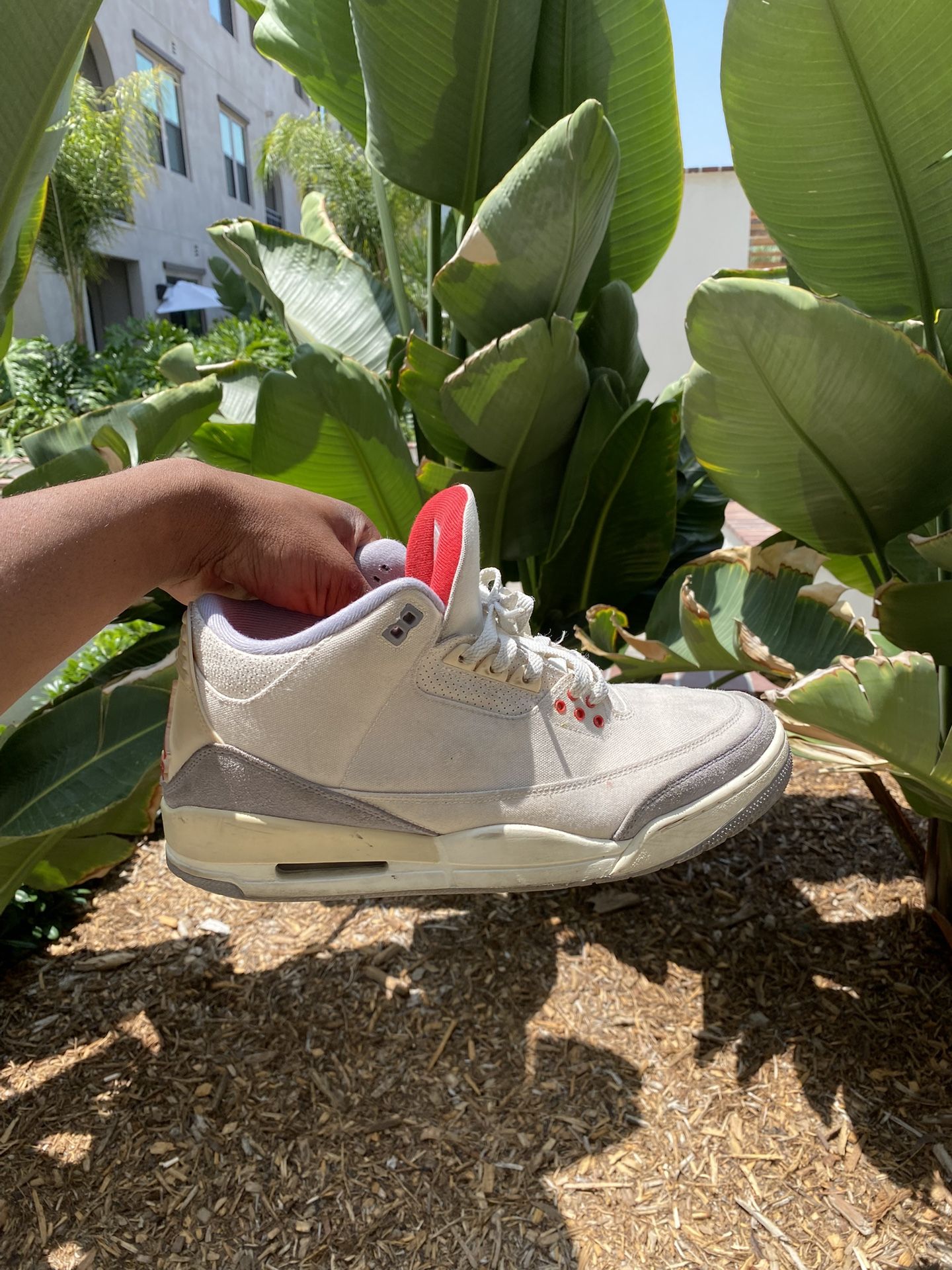 Jordan 3 Retro Muslin Size 12 Men’s Shoes Used 
