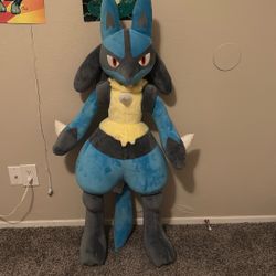 Life Size Lucario Pokemon Plush