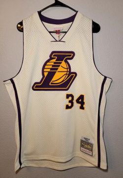 BRAND NEW LA Lakers Jersey Shaquille O'Neal #34 Mitchell & Ness Chainstitched Mens XLarge