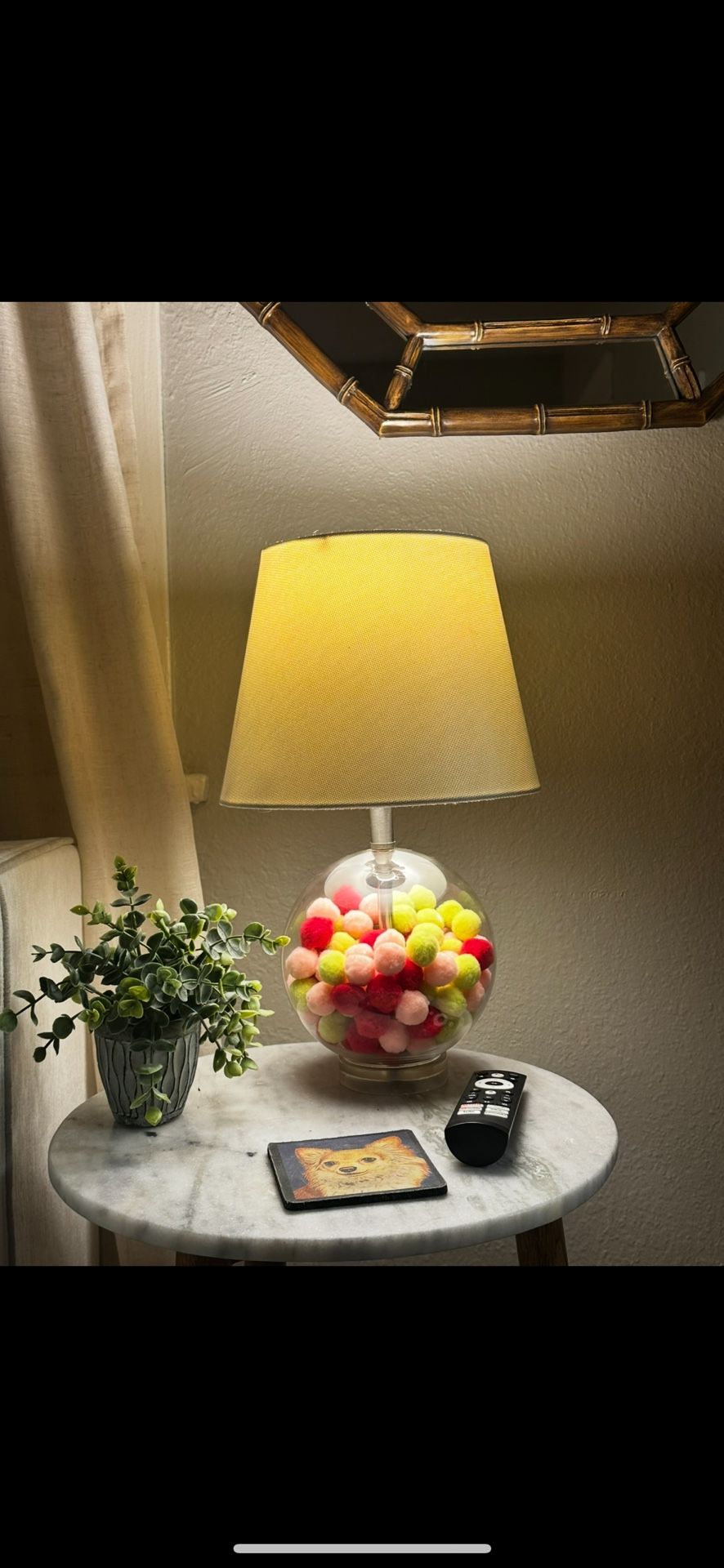 Poofball Lamp