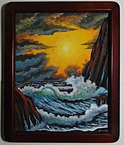 Ocean painting