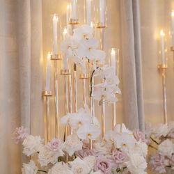 Tall Gold Wedding Candelabras