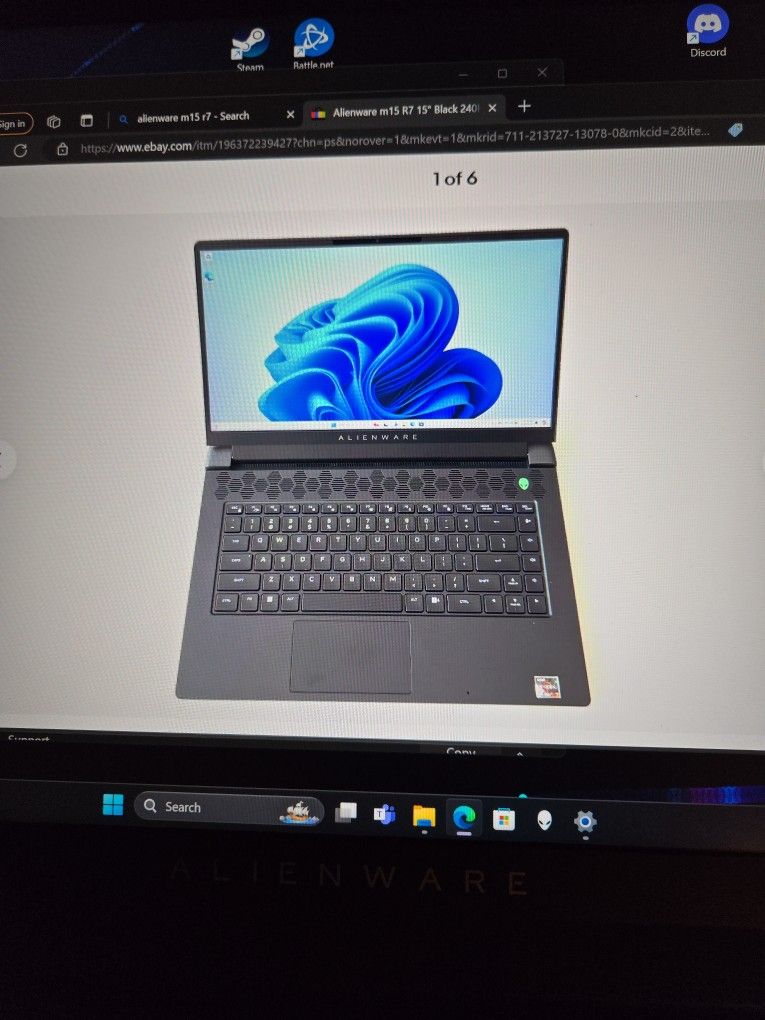 Alienware M15 R7 Gaming Laptop 