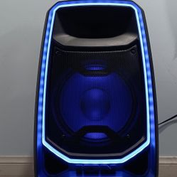 SPEAKER 650-WATT BLUETOOTH  POWERFUL PA SOUND SYSTEM WITH PREMIUM SOUND AND EXCITING LIGHTING EFFECTS