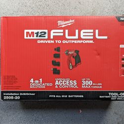 Milwaukee M12 FUEL Installation Drill/Driver (2505-20)