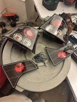 Spec-D Tail Lights Honda Civic Sedan (2006-2011) Black