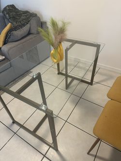 Glass Top Dining Table
