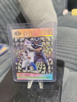 Cliff Avail illusion clear shots football card