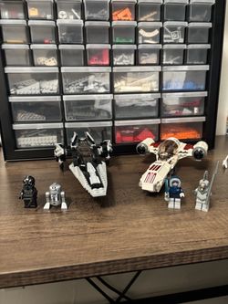 Lego stars wars Imperial V wing and Freeco Speeder