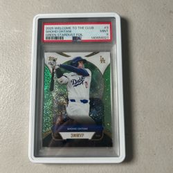 2025 Topps Welcome to the Club: MVP - Shohei Ohtani #3 Green /99