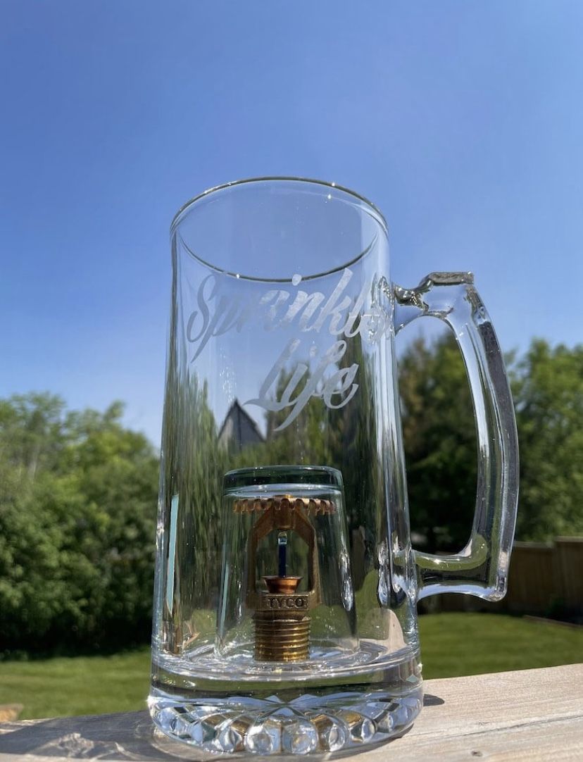 Beer Mug For Sprinkler Fitter