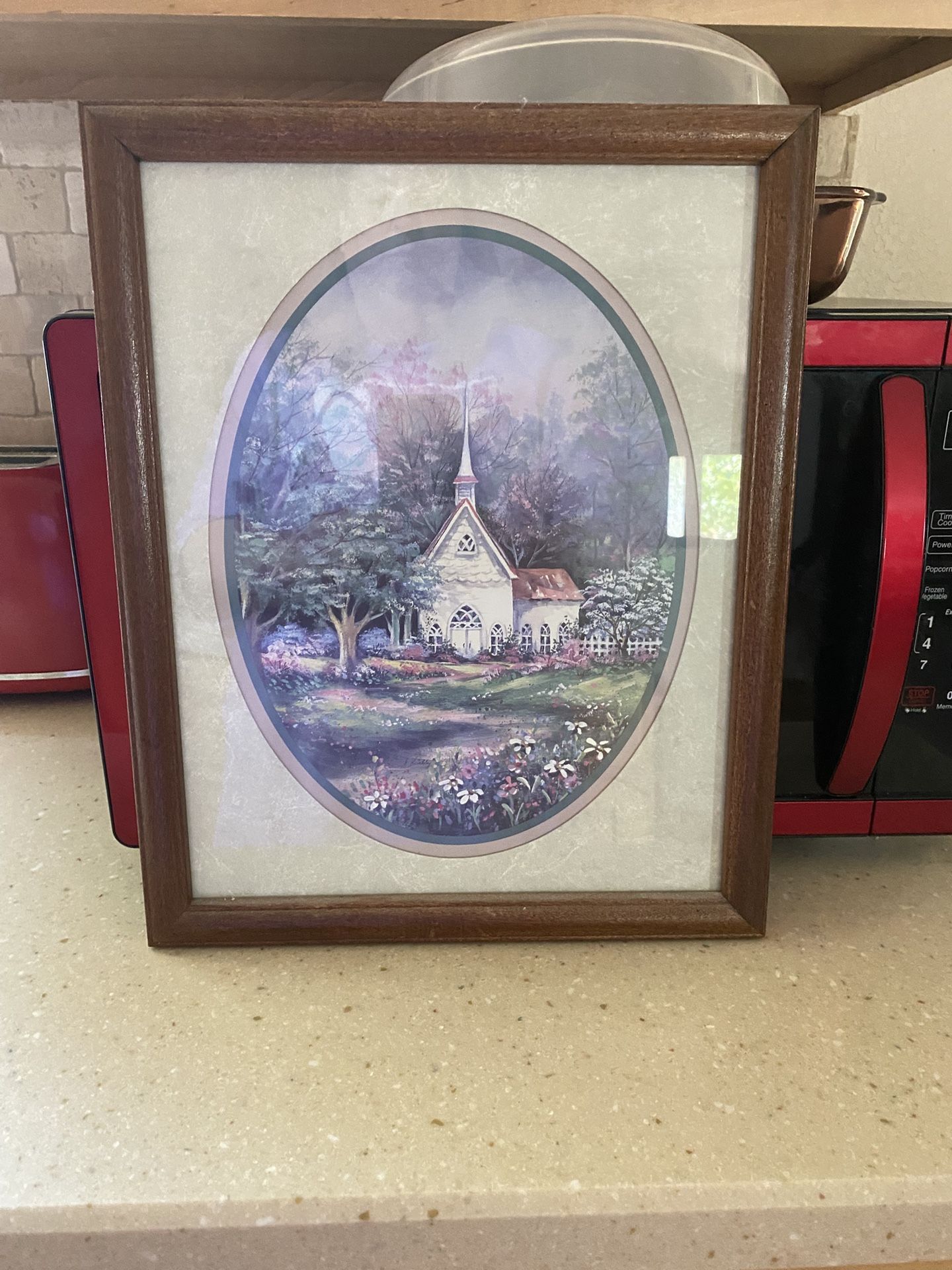 Picture If Church Great Condition Wood frame