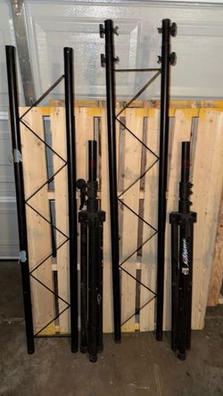 On stage stands and bars
