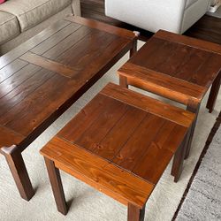 Wood Coffee and End Tables