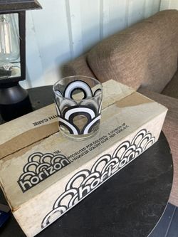 16 vintage whiskey glasses