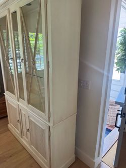 Ethan Allen Swedish Collection Glass Display Cabinet - $750