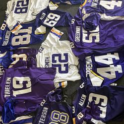 Vintage Vikings Jerseys 50$ a Jersey inquire within